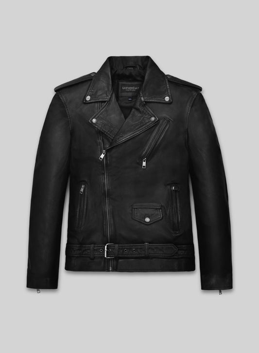 Pure Leather Biker Jacket #2 - 3XL