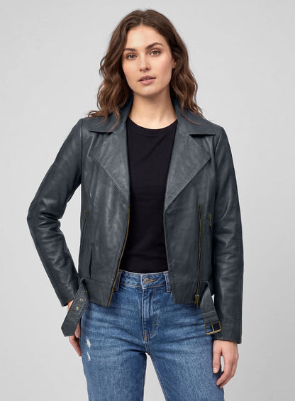 Rover Blue Leather Jacket #273