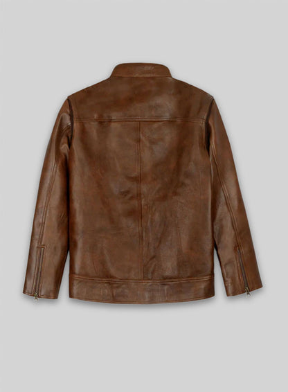 Spanish Brown Rampage Dwayne Johnson Leather Jacket