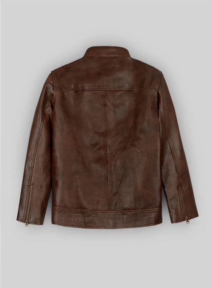 Spanish Brown Rampage Dwayne Johnson Leather Jacket