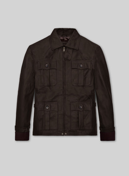 Aaron Eckhart Leather Jacket