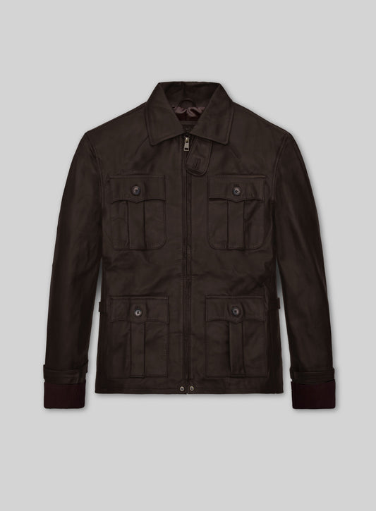 Aaron Eckhart Leather Jacket