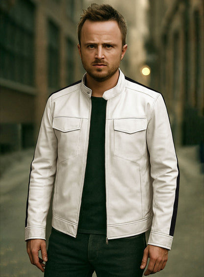 Aaron Paul Need For Speed Leather Jacket