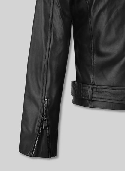 Adele Exarchopoulos Leather Jacket