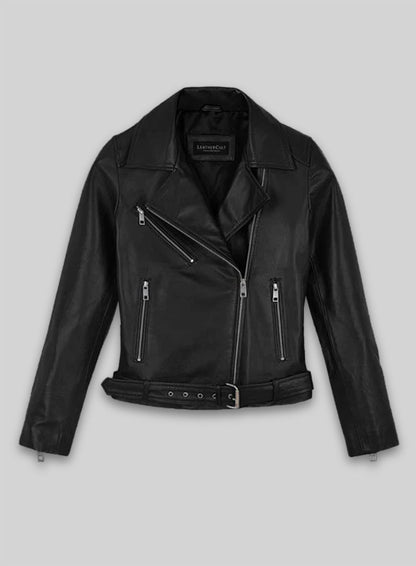 Adele Exarchopoulos Leather Jacket