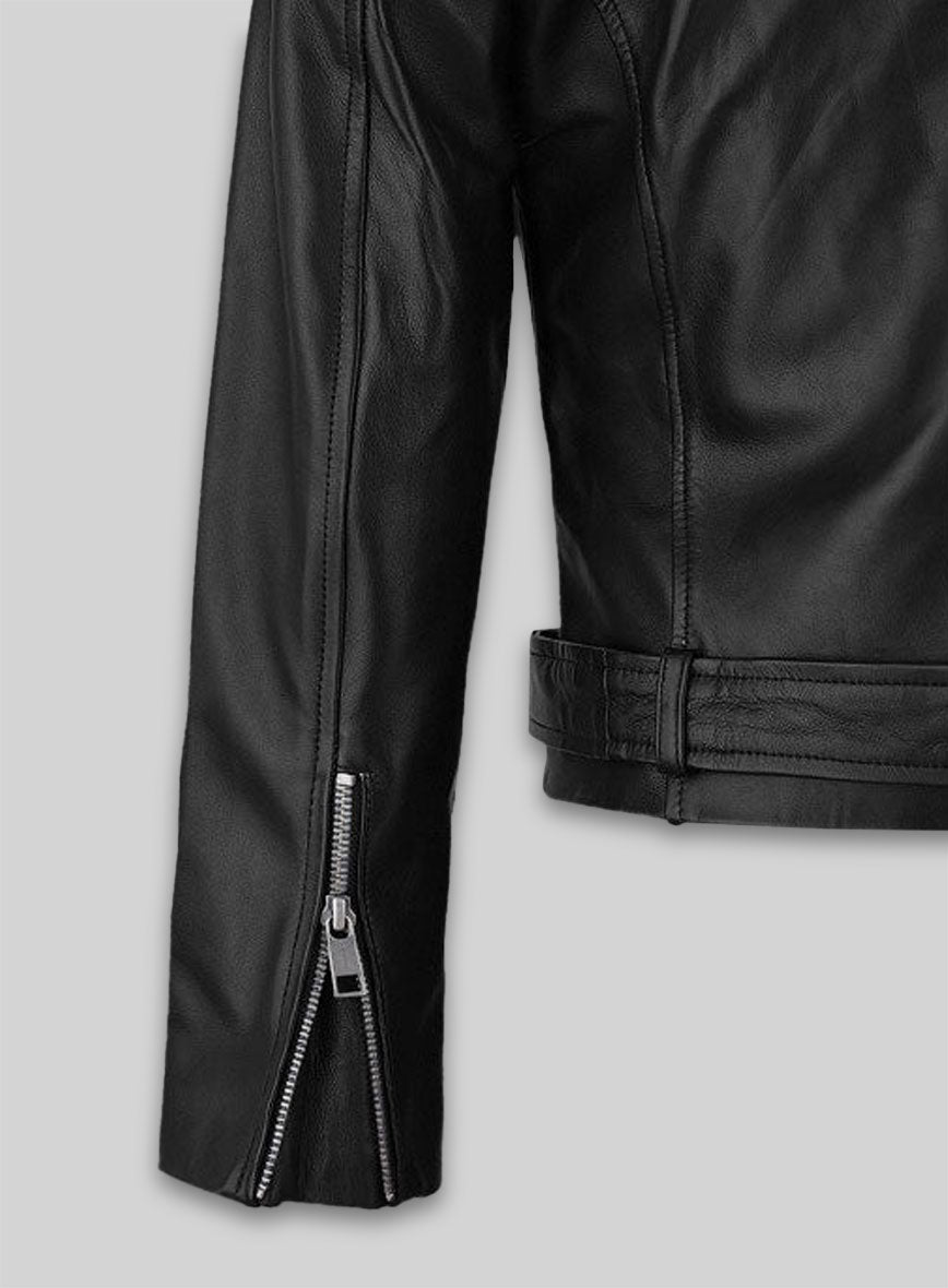 Adele Exarchopoulos Leather Jacket