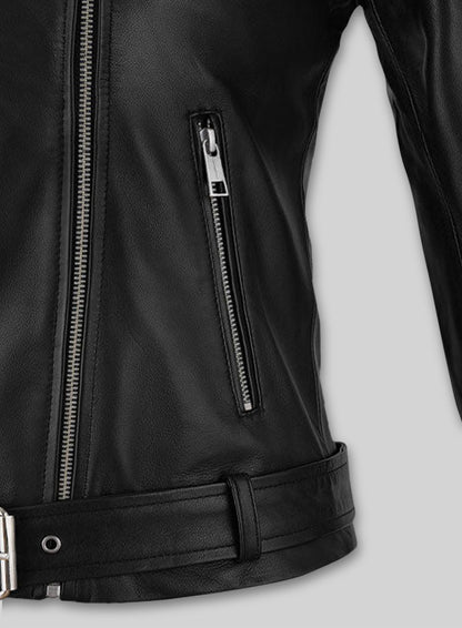 Adele Exarchopoulos Leather Jacket