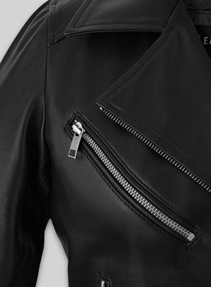 Adele Exarchopoulos Leather Jacket