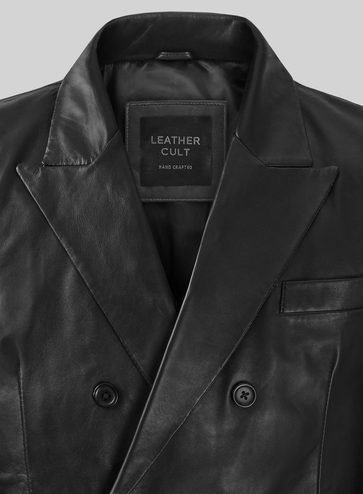 Adrien Brody Leather Blazer