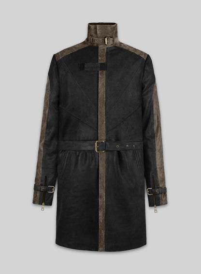 Aiden Pearce Watch Dog Leather Trench Coat