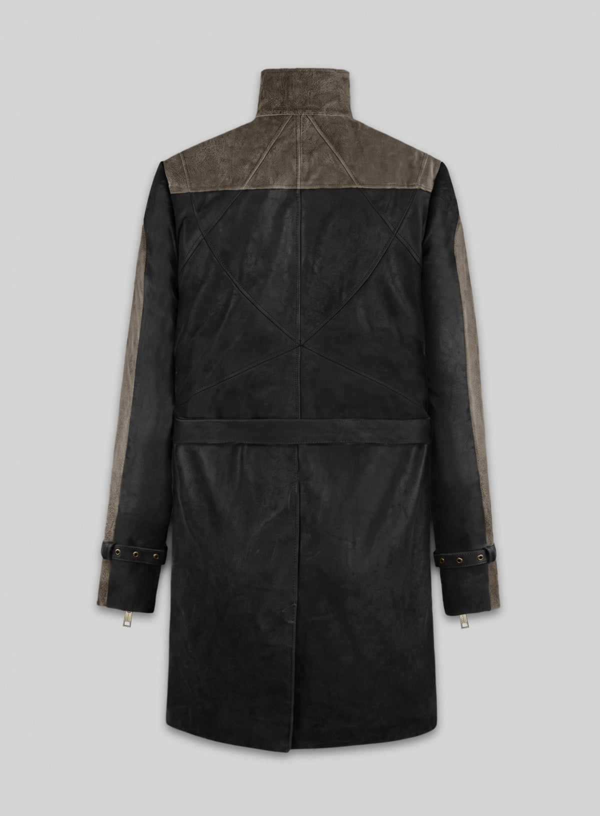 Aiden Pearce Watch Dog Leather Trench Coat
