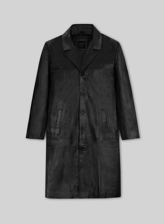 Al Pacino Insomnia Leather Trench Coat