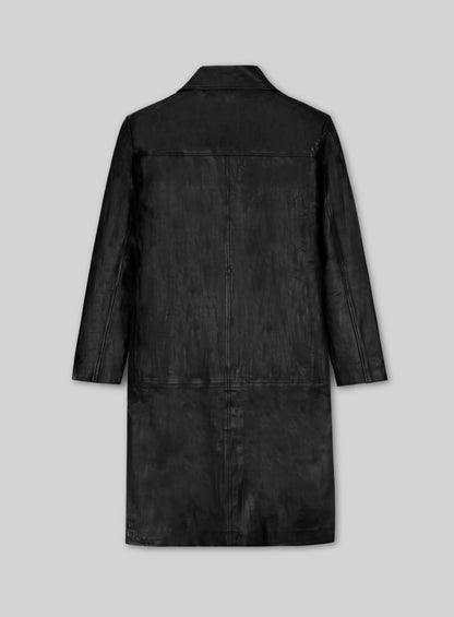 Al Pacino Insomnia Leather Trench Coat