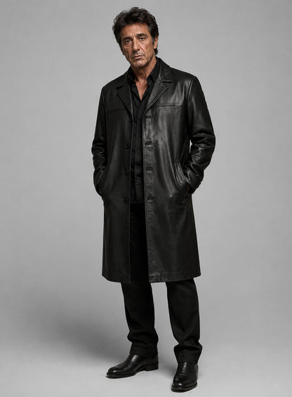 Al Pacino Insomnia Leather Trench Coat