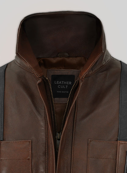 Alden Ehrenreich Solo: A Star Wars Story Leather Jacket