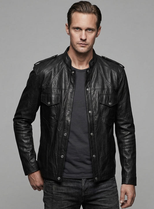 Alexander Skarsgard True Blood Leather Jacket #1