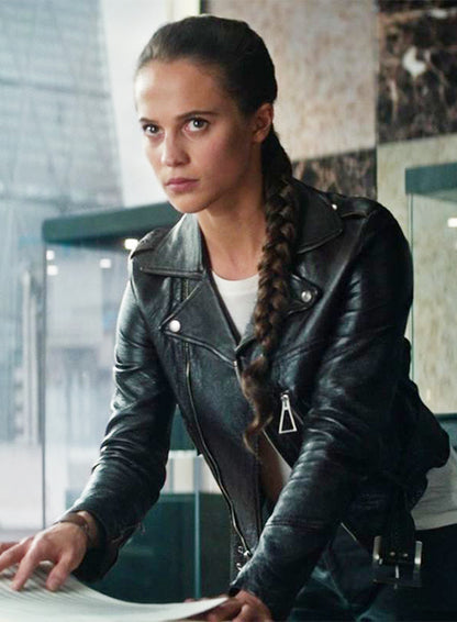Alicia Vikander Tomb Raider Leather Jacket - LeatherCult