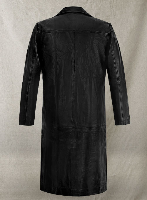 Al Pacino Insomnia Leather Trench Coat - LeatherCult