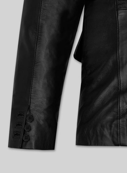 Al Pacino Leather Blazer
