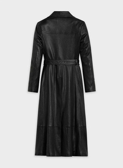 Alpine Leather Long Coat - LeatherCult