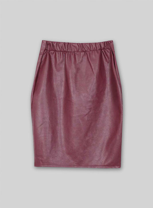 Ambrosia Leather Skirt - # 413