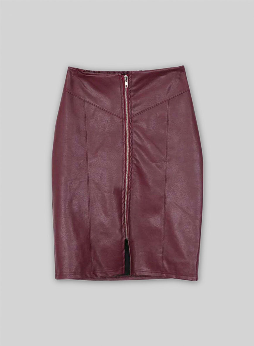 Ambrosia Leather Skirt - # 413