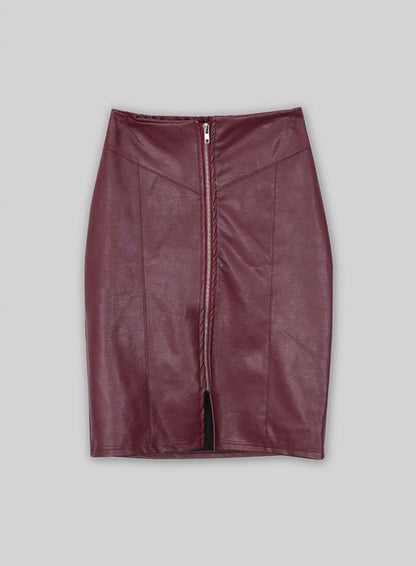 Ambrosia Leather Skirt - # 413