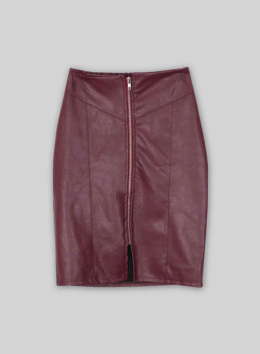 Ambrosia Leather Skirt - # 413