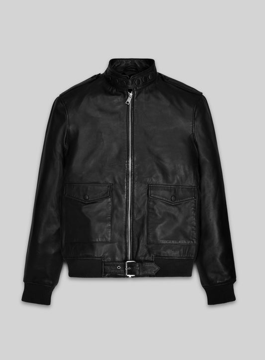 Andrew Garfield The Tonight Show Leather Jacket
