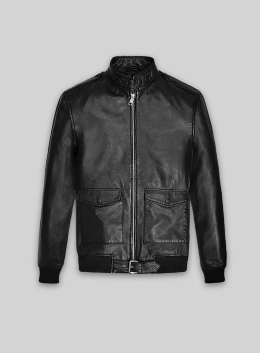 Andrew Garfield The Tonight Show Leather Jacket