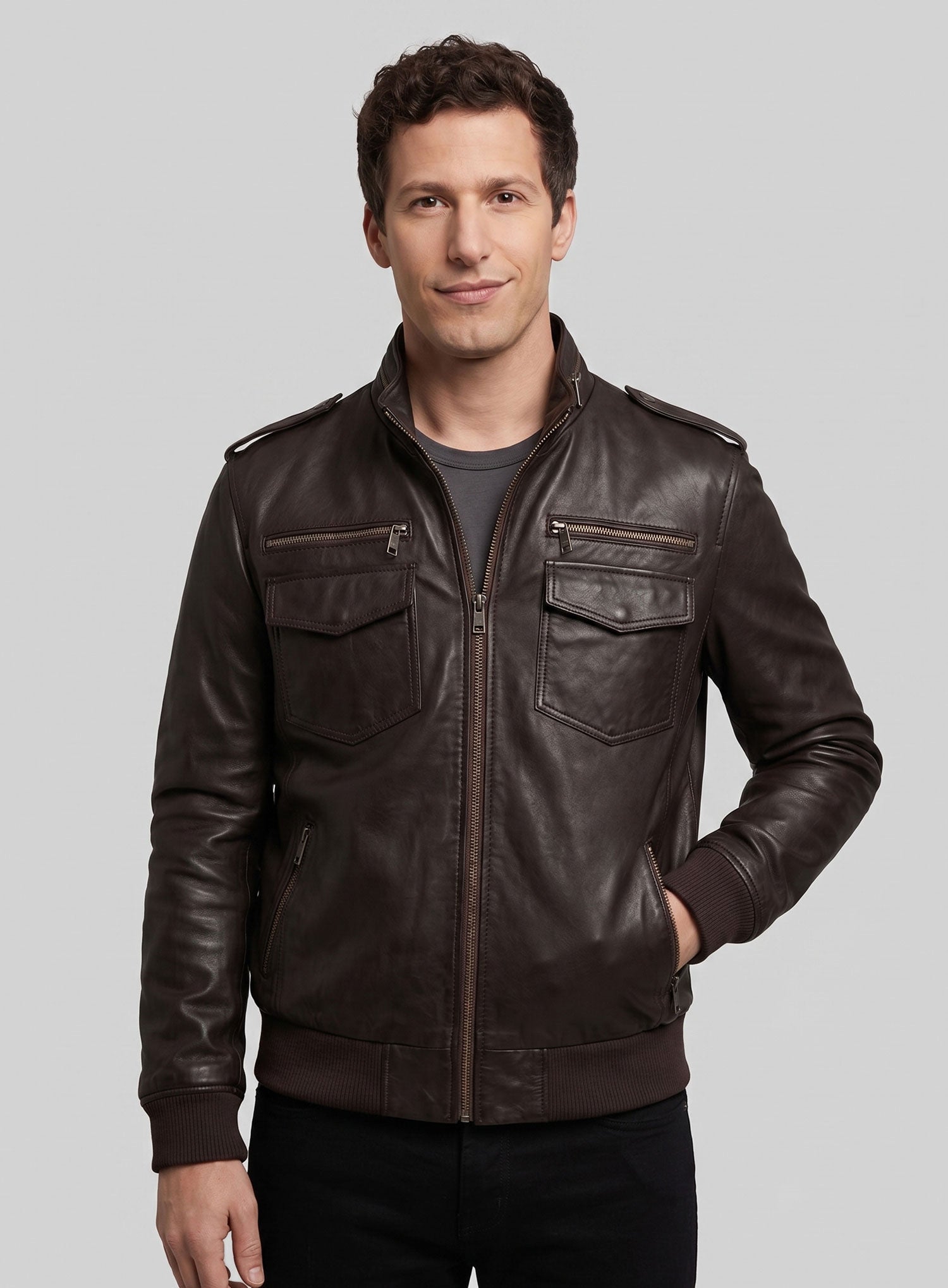 Andy Samberg Brooklyn Nine-Nine Leather Jacket – LeatherCult