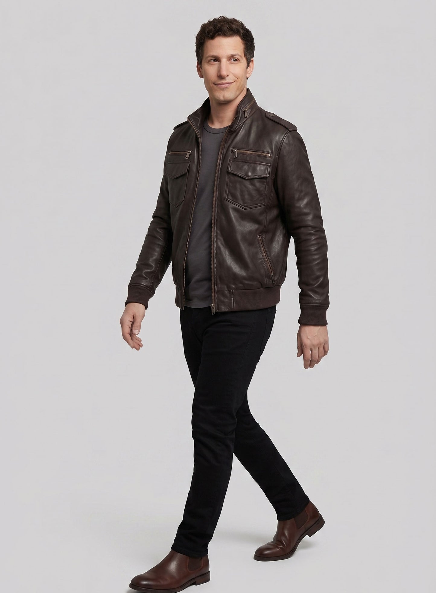 Andy Samberg Brooklyn Nine-Nine Leather Jacket