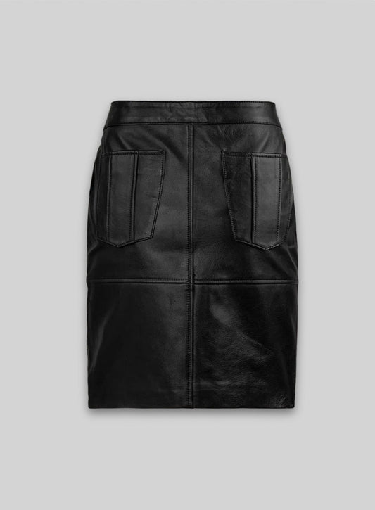 Anjela Johnson Leather Skirt