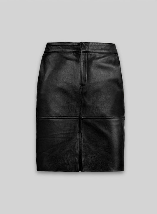 Anjela Johnson Leather Skirt