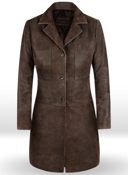 Annabelle Wallis The Mummy Trench Coat - LeatherCult