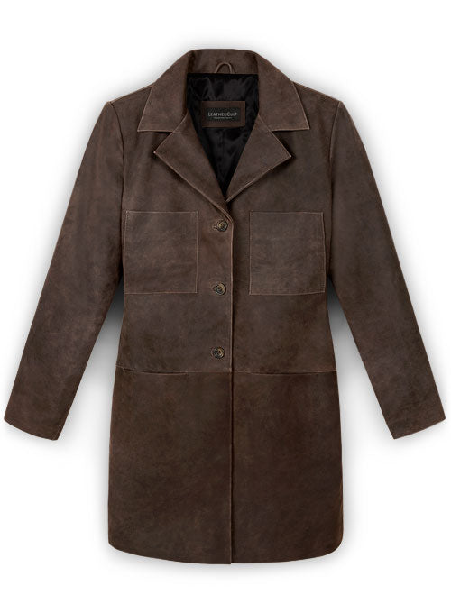 Annabelle Wallis The Mummy Trench Coat - LeatherCult