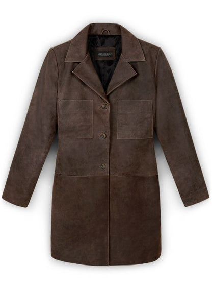 Annabelle Wallis The Mummy Trench Coat - LeatherCult
