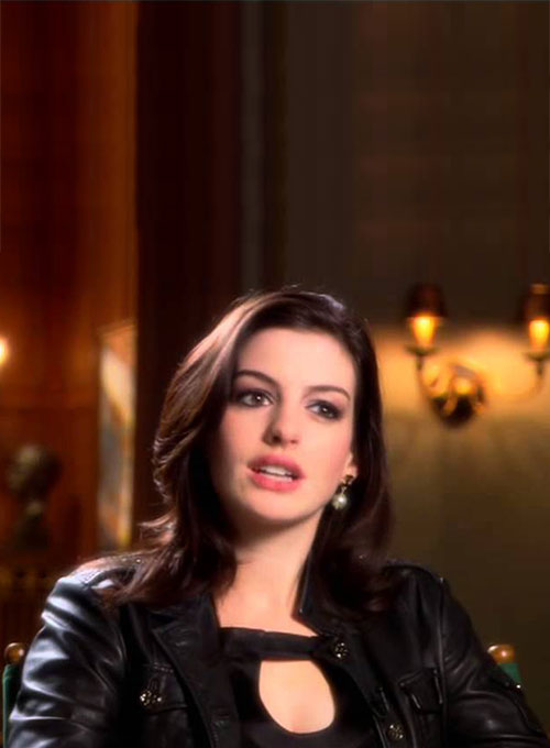 Anne Hathaway Get Smart Leather Jacket - LeatherCult
