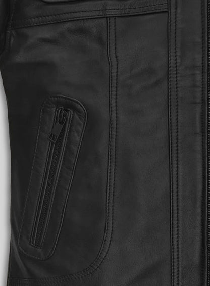 Ansel Elgort November Criminals Leather Jacket
