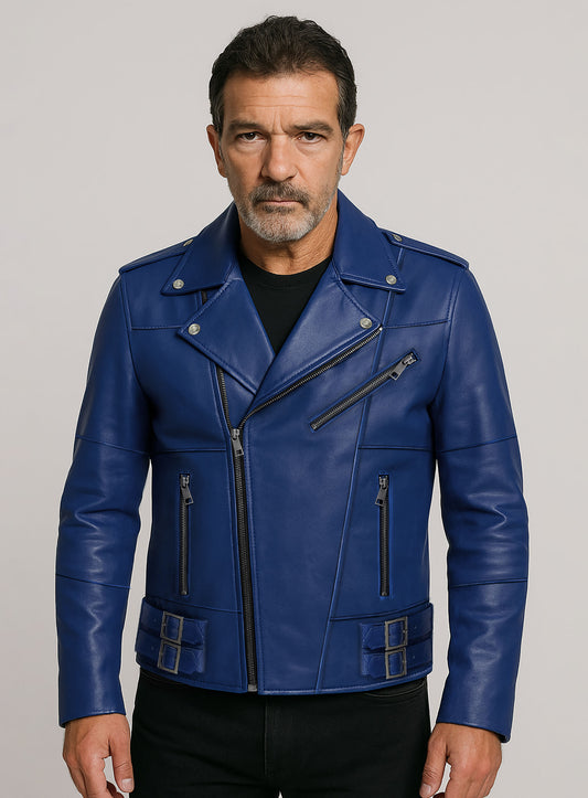 Antonio Banderas Leather Jacket