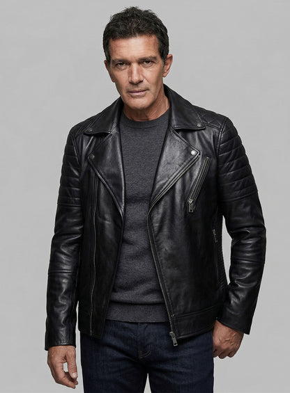 Antonio Banderas Leather Jacket #1