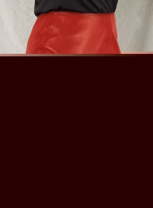 Ashley Roberts Leather Skirt - LeatherCult