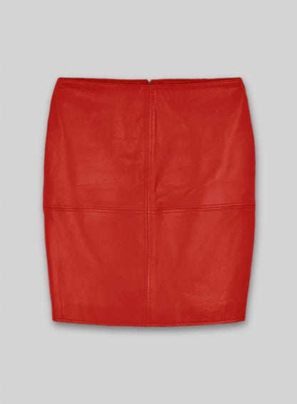 Ashley Roberts Leather Skirt