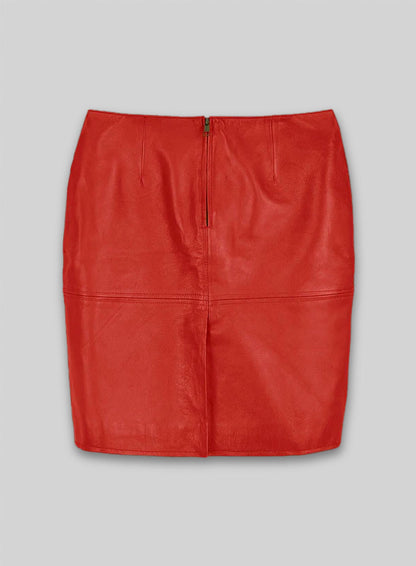 Ashley Roberts Leather Skirt