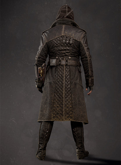 Assassin's Creed Jacob Frye Leather Long Coat - LeatherCult