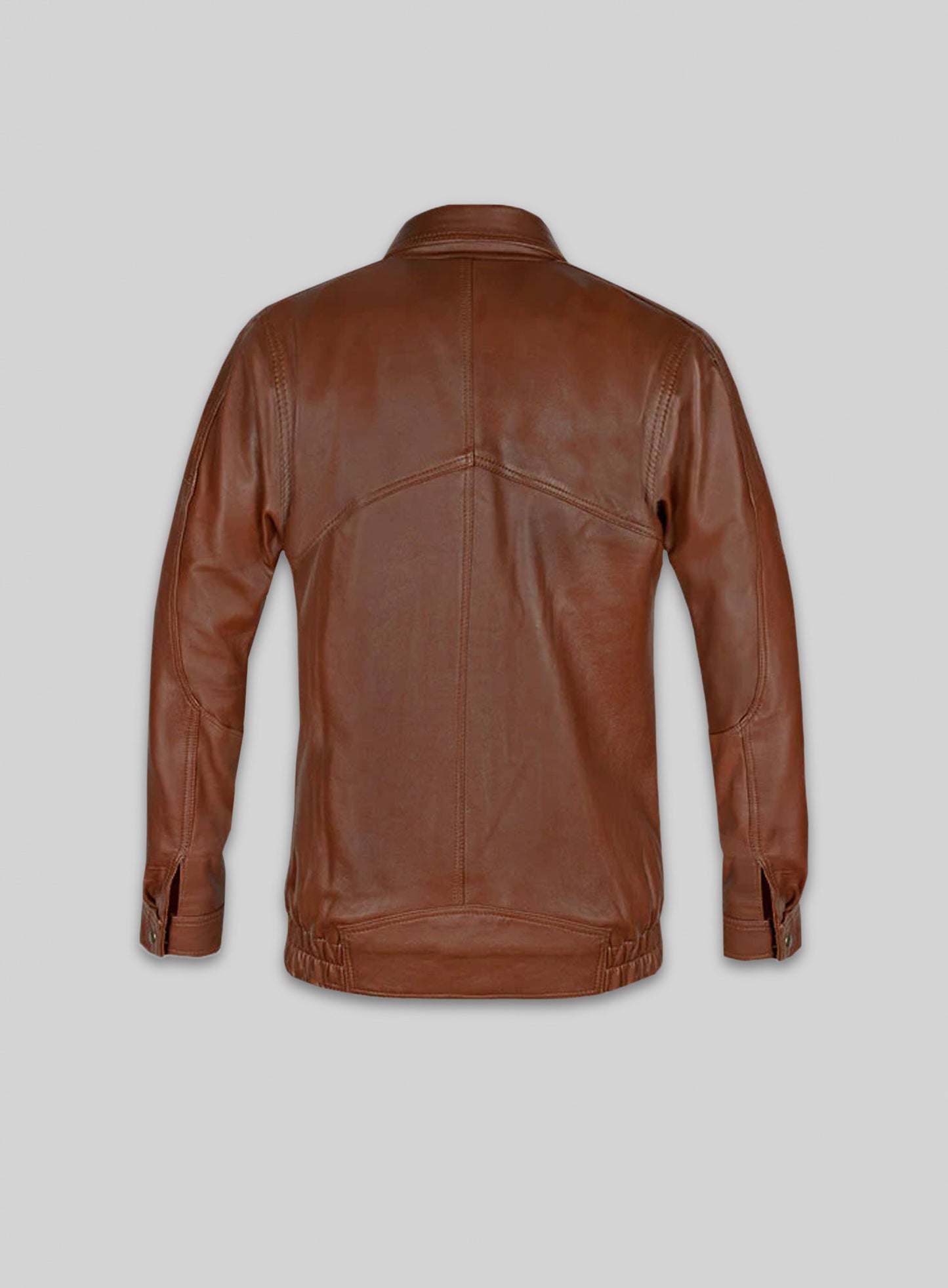 Aviator Bomber Leather Jacket