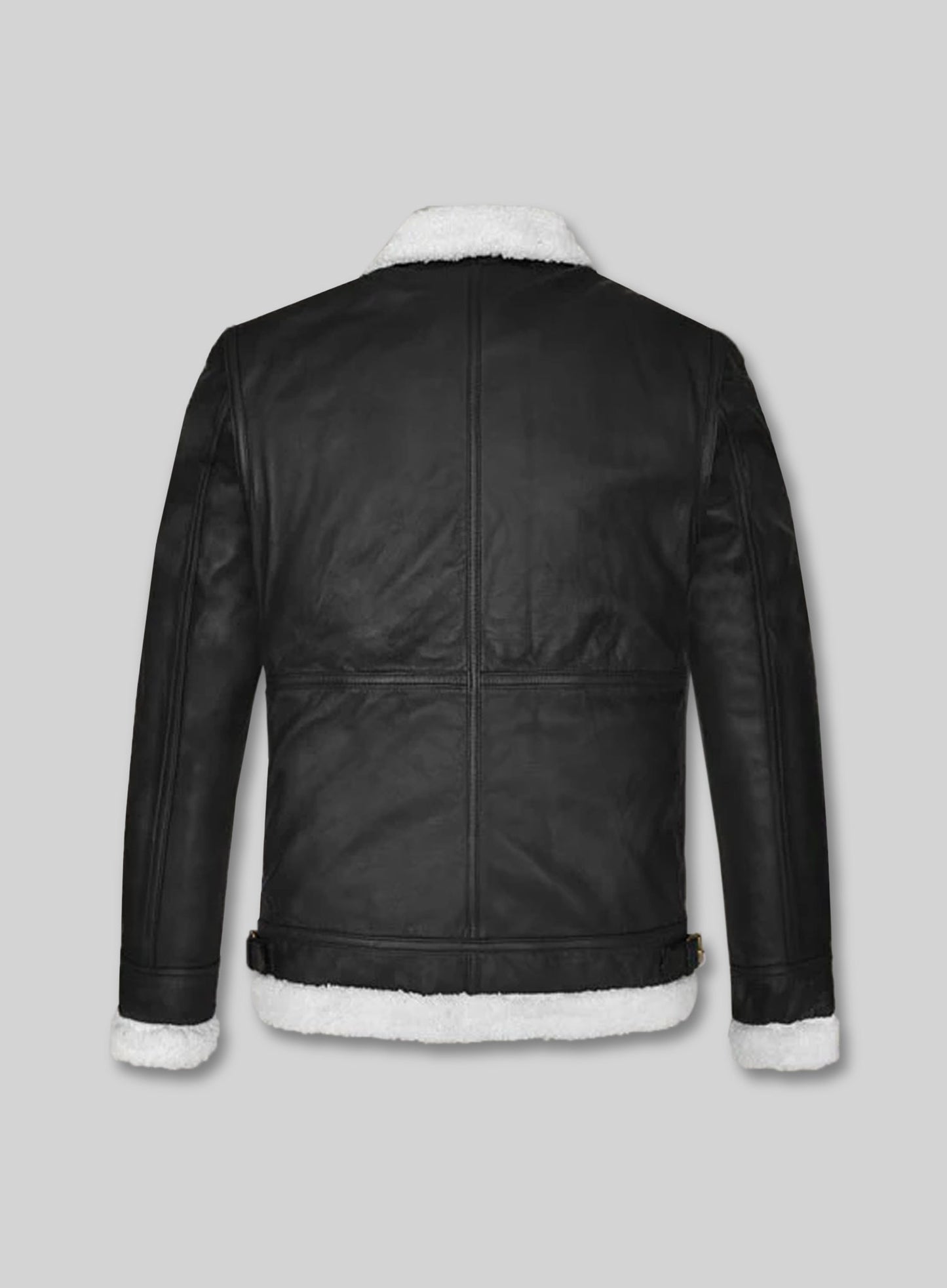 B3 Aviator Black Leather Jacket