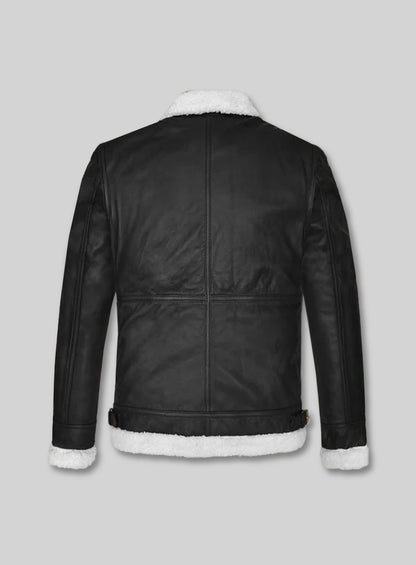 B3 Aviator Black Leather Jacket