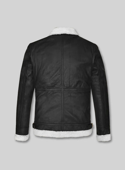 B3 Aviator Black Leather Jacket