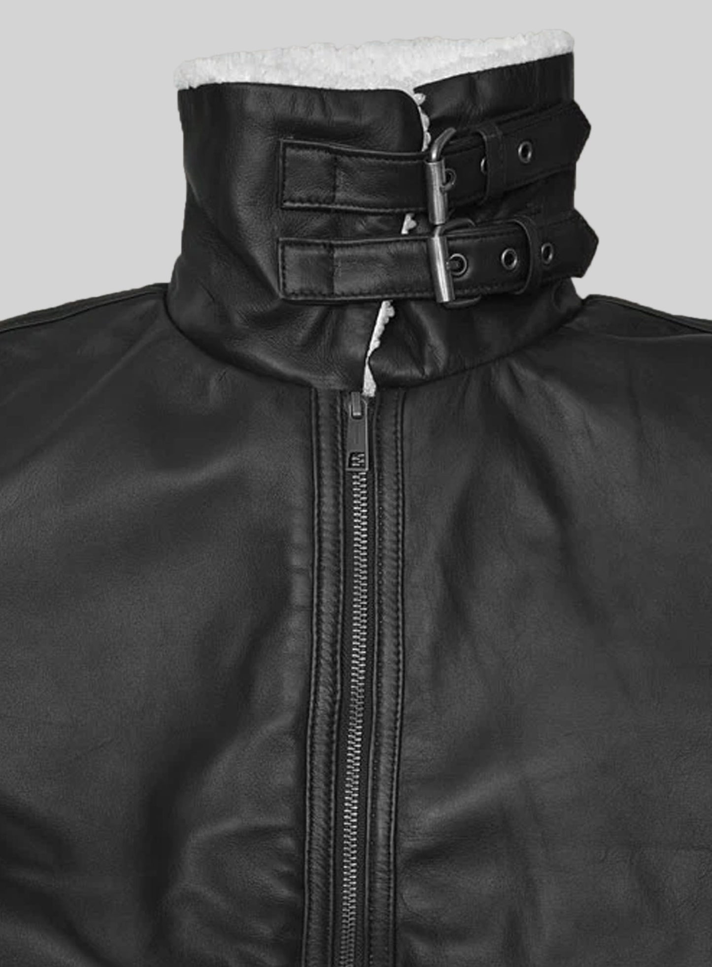 B3 Aviator Black Leather Jacket